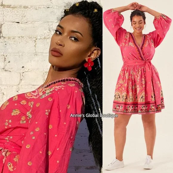 RARE NWT ANTHROPOLOGIE Raquel Floral Embroidered Beaded Mini Dress. Size 3X - Picture 8 of 16